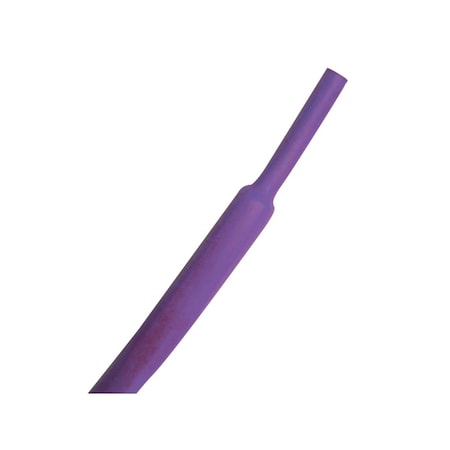 Kable Kontrol® 2:1 Polyolefin Heat Shrink Tubing - 1/2 Inside Diameter - 10' Long - Purple